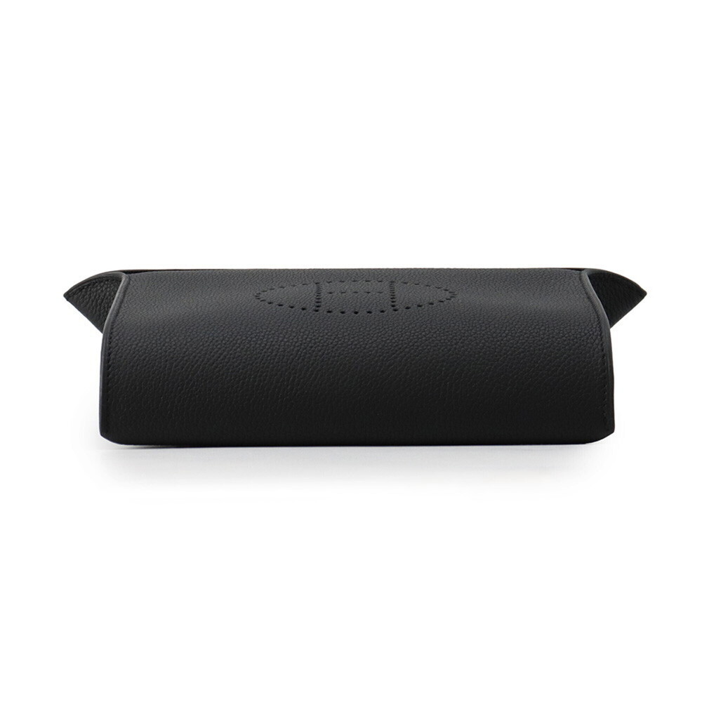 Hermes Shoulder Bag, Vide Poche, Black Togo Leather, K Stamp, Black, Handbag,... - Picture 3 of 8